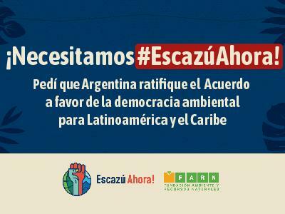 ¡Necesitamos #EscazúAhora! 