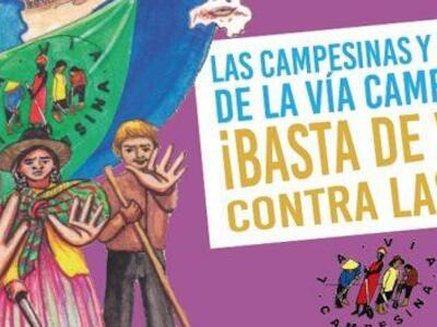 La Vía Campesina llama a jornada mundial de lucha por la eliminación de la violencia contra las mujeres