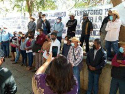 En los valles de Oaxaca se ejerce la autonomía: no a la minería