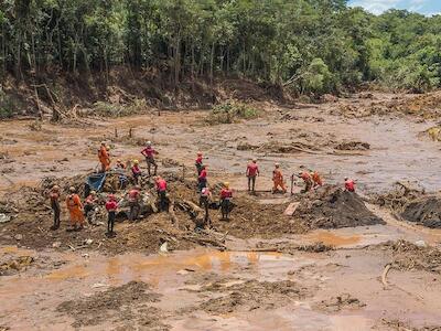 Vale: crime ambiental e tragédia humana no rompimento da barragem da Vale em Brumadinho. Foto: Ricardo Stuckert/Fotos Públicas
