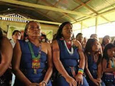 Defensoras indígenas latinoamericanas. Foto: Kipu Visual