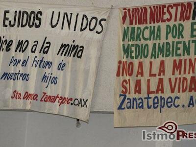 ¡No a la minería y sí a la vida !  Coinciden 16 comunidades de Oaxaca 