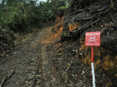 Caminos minados ponen en peligro vida de indígenas en Colombia. Foto: El Espectador/Cristian Garavito