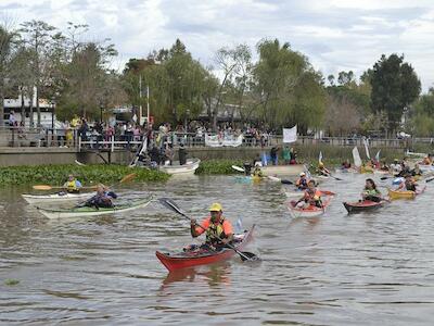 “El río nos une”: la histórica travesía dejó su huella en Punta Querandí y Dique Luján