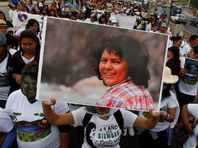 Exigen pronta sentencia contra autores intelectuales del asesinato de Cáceres