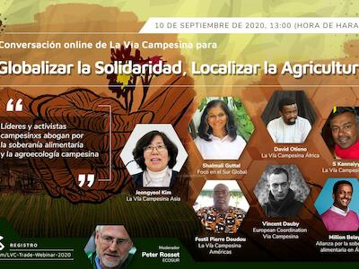  Globalizar la solidaridad, localizar la agricultura