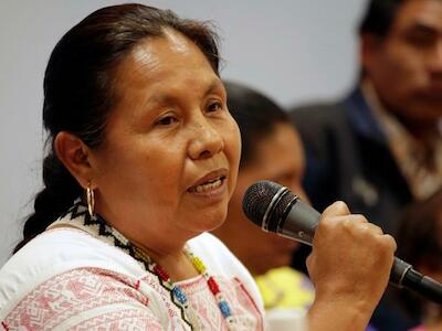 Marichuy: “El despojo de los territorios indígenas continúa"