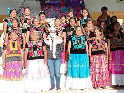 Mujeres chontales exigen cancelación de mina Zapotitlán 1