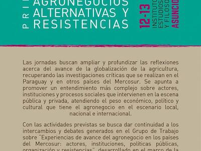 Paraguay: Referentes de la academia y los movimientos sociales analizaron críticamente el modelo del agronegocio