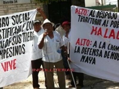 Denuncian nueva agresión contra ejidatarios de Halachó y equipo Indignación en Yucatán