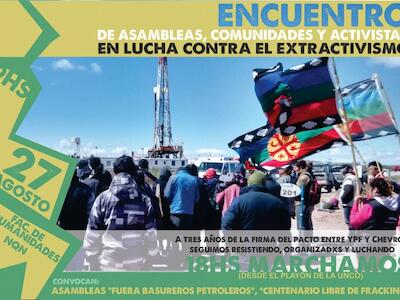 Encuentro de asambleas contra el extractivismo