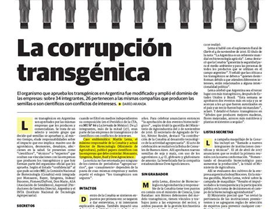 La corrupción Transgénica