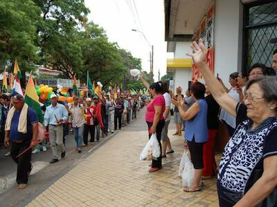 La larga marcha en Asunción - Paraguay