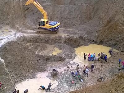 La minería está acabando con los ríos del Cauca