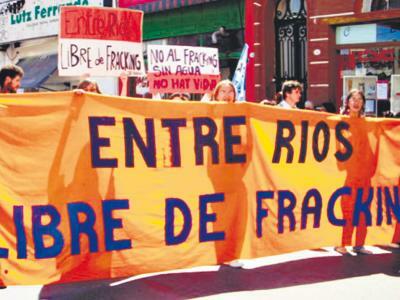 libre de fracking - Entre Ríos