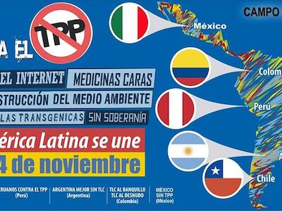 Perú se suma a movilización continental contra el TPP