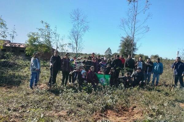 Comunidades campesinas reforestan en Caazapa, Itapúa y San Pedro