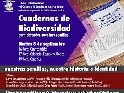 Presentación de los cuadernos de Biodiversidad para defender nuestras semillas