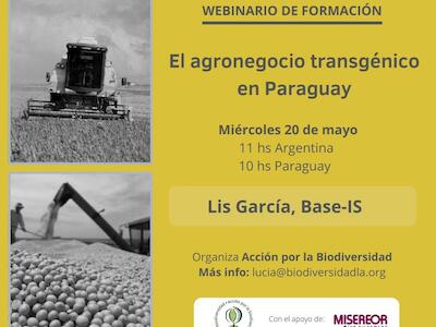 Webinario de formación | El agronegocio transgénico en Paraguay