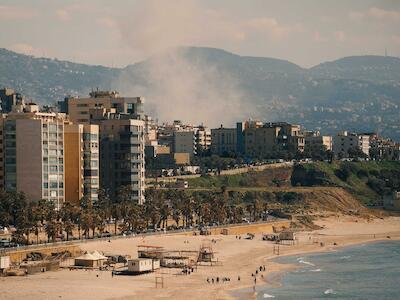 Foto: La periferia sur de Beirut es bombardeada cada día por el ejército israelí. (Laurent Perpigna Iban)