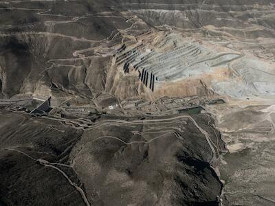 ABIERTA. En la provincia de Moquegua, la empresa Anglo American opera el proyecto Quellaveco, una de las minas más modernas del Perú.  Foto: OjoPúblico / Denis Mayhua
