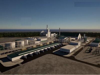 Proyecto de planta de Atome en Villeta. Foto: Gentileza