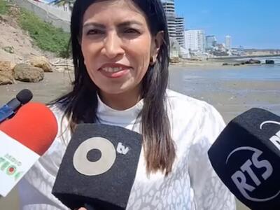 Fuentes: Drop Site News - Alexandra Bravo, la fiscal asesinada en Manta (en una entrevista con Radio San Mateo.) Foto: Radio San Mateo.