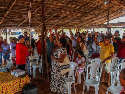 Documento foi elaborado durante a celebração dos 15 anos da Articulação Camponesa de Luta Pela Terra e Defesa dos Territórios no Tocantins. Foto: CPT Araguaia-Tocantins