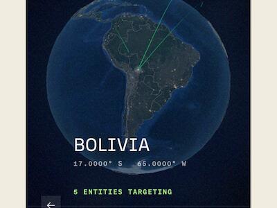 Cinco empresas de vigilancia operan sobre Bolivia