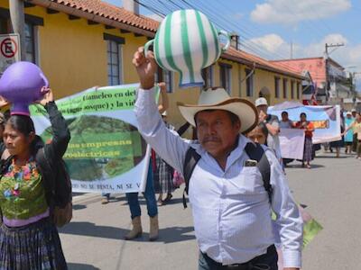 Comunidades Q’eqchi’ de Alta Verapaz piden una ley de aguas para los pueblos