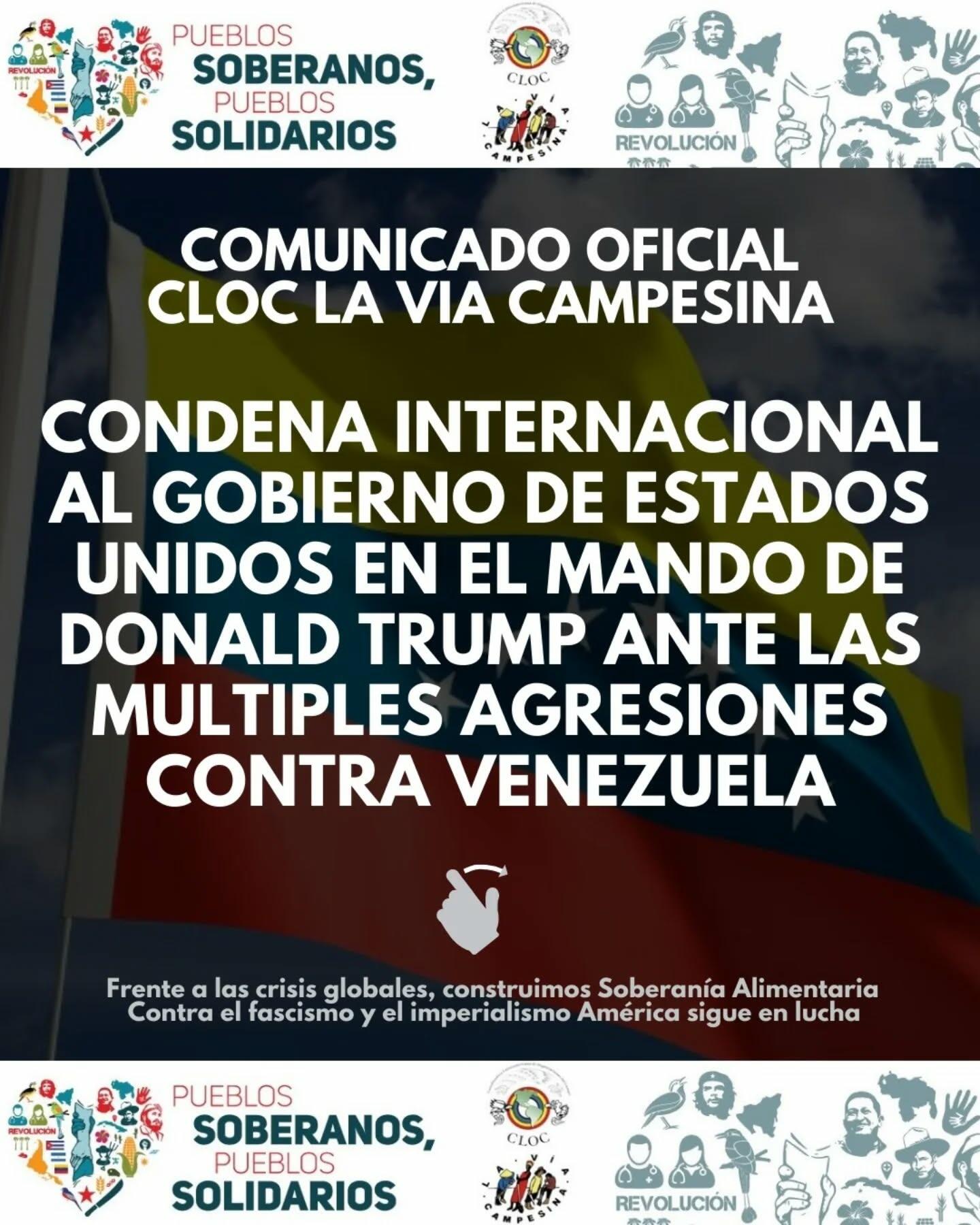 Condena internacional al gobierno de EE.UU en el mando de Donald Trump ante las múltiples agresiones contra Venezuela
