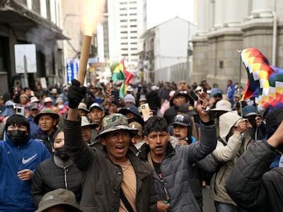 Siguen las protesta en Bolivia contra el gobierno de Rodrigo Paz MARVIN RECINOS. AFP
