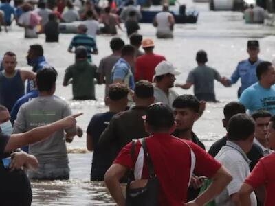 En portada: El paso del huracán Eta, en 2020, afectó a miles debido a inundaciones como las registradas en San Pedro Sula, en la costa atlántica hondureña.