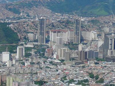 Caracas, la capital de Venezuela.