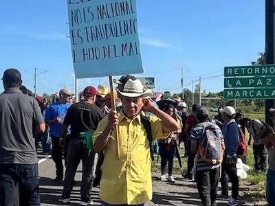 En portada: Movilizaciones de campesinos integrantes del Copinh en el marco del Día de Lempira, Día de la Identidad Nacional en Honduras celebrado por los pueblos originarios el 20 de julio.