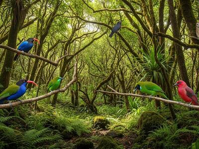 En ochenta años, las aves grandes fueron reemplazadas por especies pequeñas en gran parte de los territorios indígenas