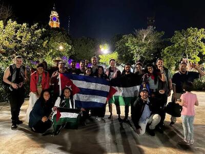 19 de marzo de 2026, Progreso, México. La solidaridad internacional de la Flotilla Nuestra América de México a Cuba llevará más de 20 toneladas de ayuda. Foto: Manuel Varese
