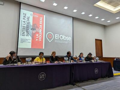 Presentación del informe Chiapas: la paz pendiente en la Ciudad de México.