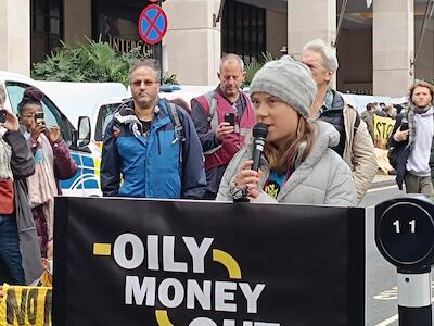 Greta Thunberg es detenida en Londres por apoyar a presos de Acción Palestina