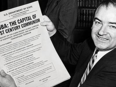 El senador estadounidense Joseph McCarthy estaría encantado con el informe de Marco Rubio.