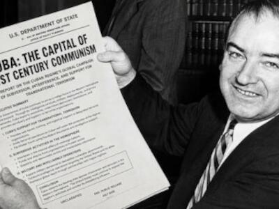 El senador estadounidense Joseph McCarthy estaría encantado con el informe de Marco Rubio. Imagen: Cubadebate