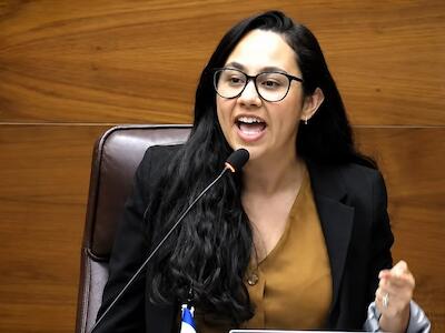 Joselyn Sáenz: no podemos separar la negociación del TLC de la situación humanitaria que pasa en Palestina