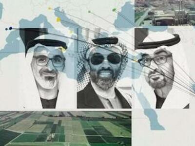 Tres jeques de la familia real Al Nahyan controlan las empresas que reciben fondos europeos. 