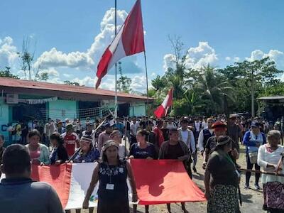 Comunidades del río Corrientes exigen diálogo con el Estado peruano. Foto: Puinamudt.