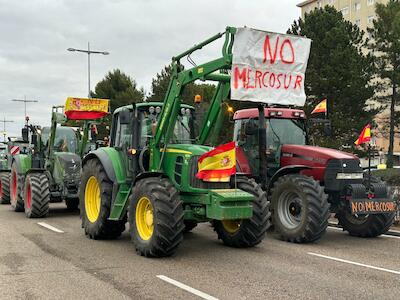 Más de 25.000 agricultores se movilizan en España contra acuerdo UE-Mercosur