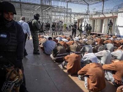 Más de nueve mil 600 palestinos encarcelados en Israel