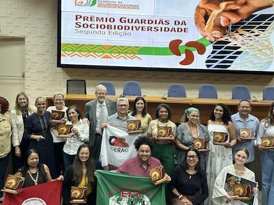 MPA Alagoas recebe Prêmio Guardiãs da Sociobiodiversidade, que reconhece povos e comunidades que preservam a riqueza ambiental e cultural do Brasil