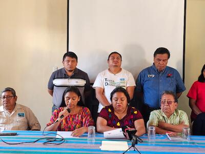 Créditos: Regina Pérez. Organizaciones denuncian incumplimiento de Acuerdo Agrario.