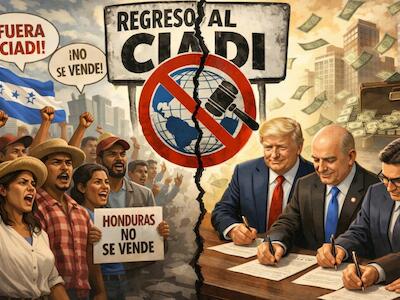 Organizaciones sociales nacionales e internacionales lanzan pronunciamiento contra el retorno de Honduras al CIADI