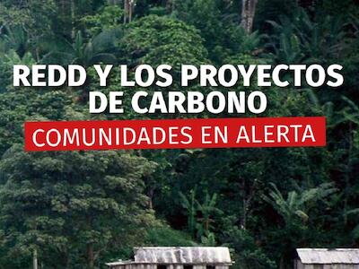 REDD y los proyectos de carbono: comunidades en Alerta
